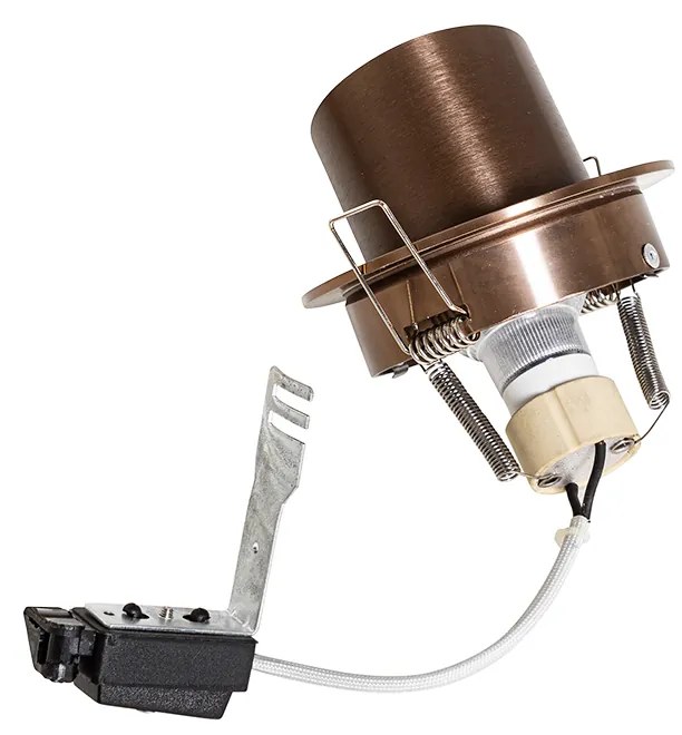 Modern Beépíthető Spotlámpa Sötét Bronz Kerek Dönthető - Installa