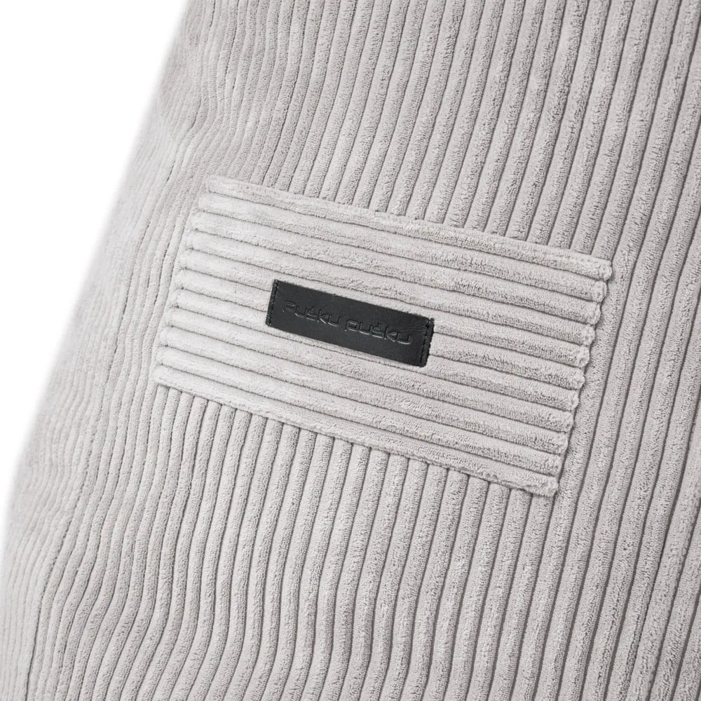 Barna kordbársony babzsákfotel Snug 100 – SLOWDOWN