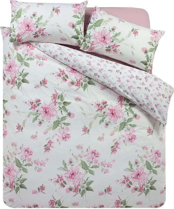 Kétszemélyes háromrészes ágyneműhuzat 200x200 cm Avebury Floral – Catherine Lansfield