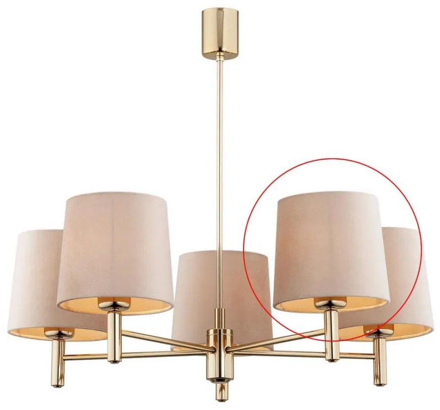 Argon - Cserebúra csillárhoz fali lámpához PONTE E27 bézs