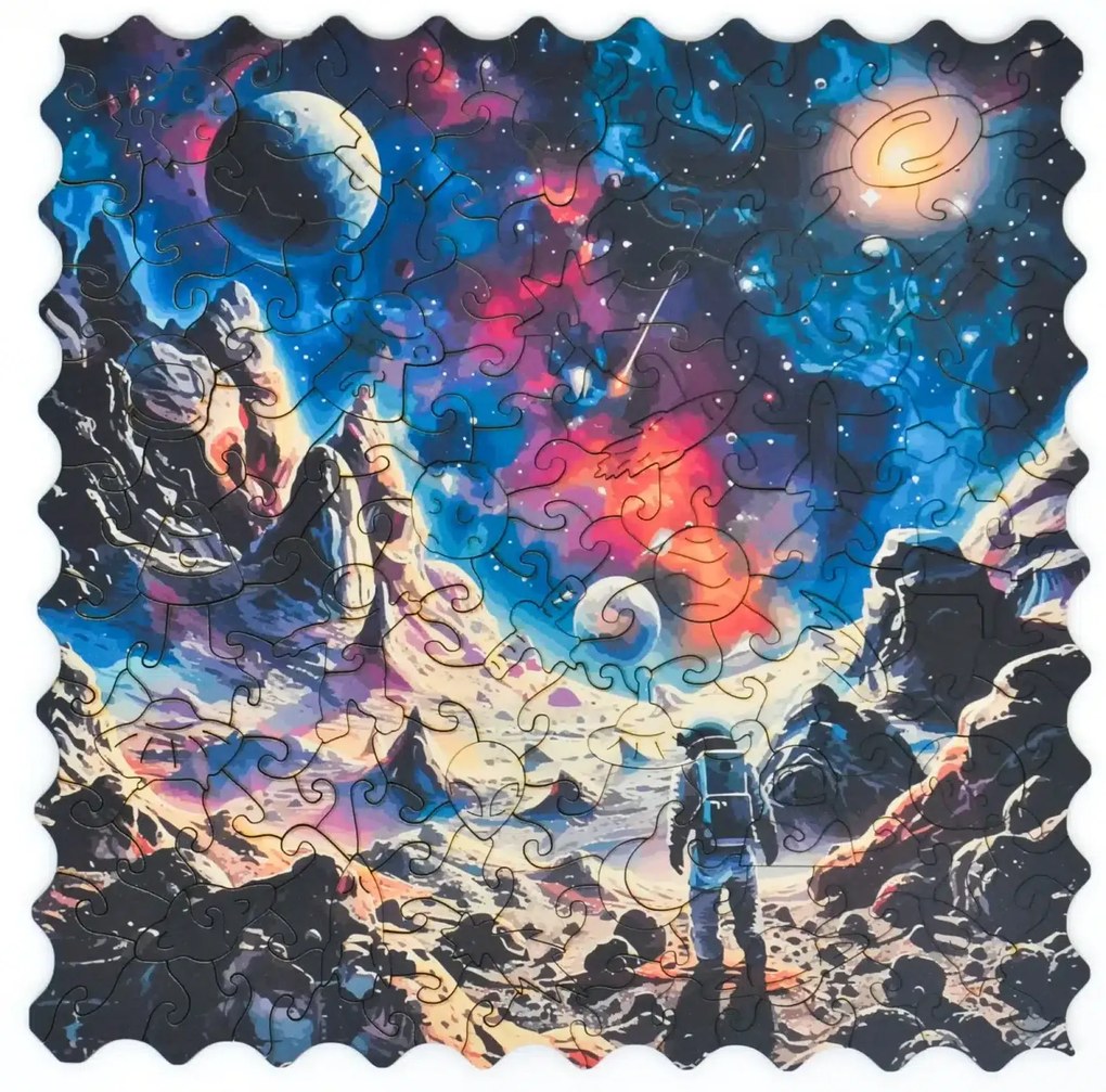 Elveszve az űrben fa puzzle