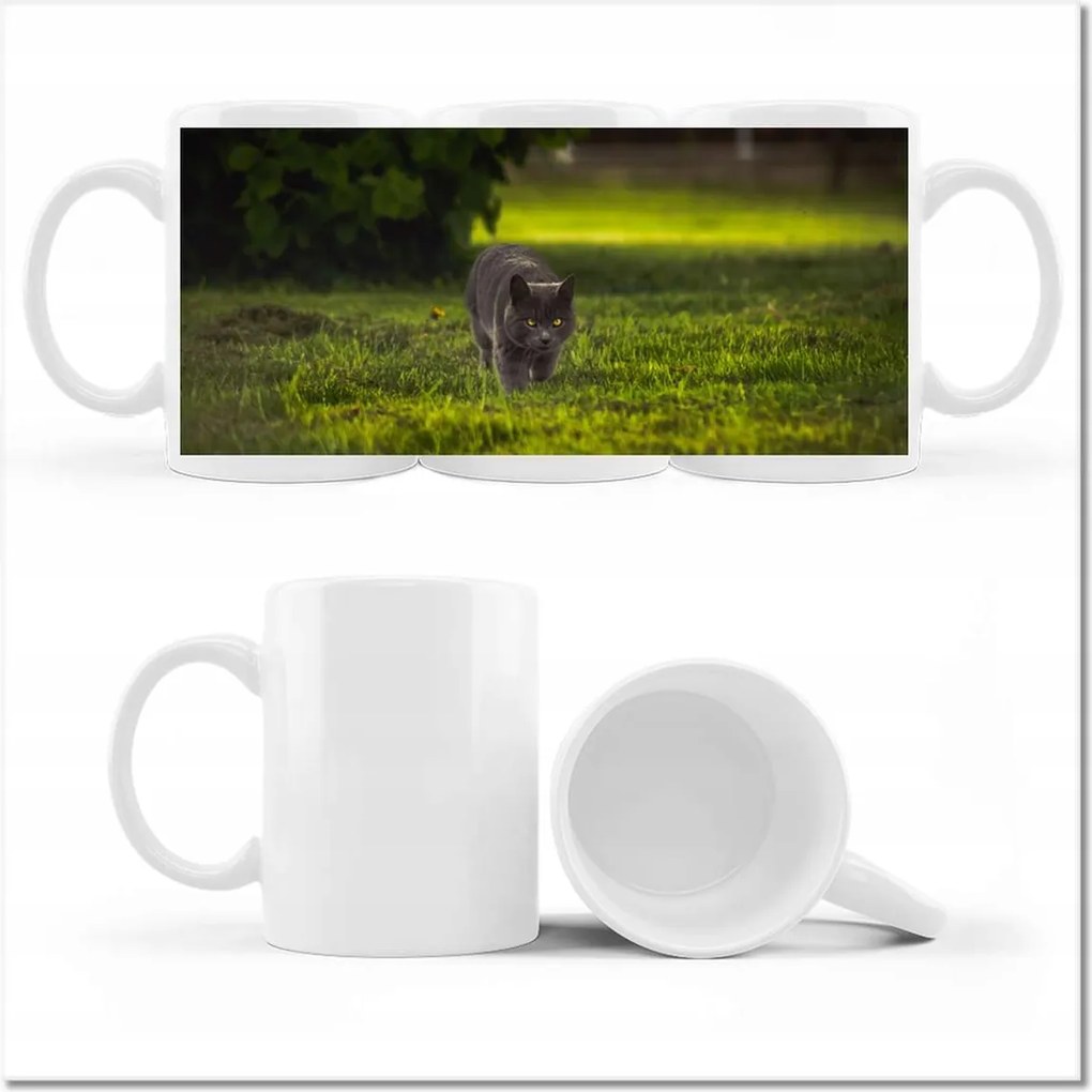 Nyomott mintás bögre Cica Cicák