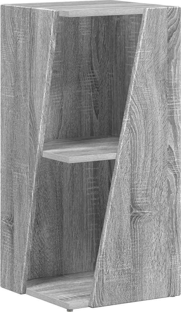 vidaXL Oldalsó polc Szürke Sonoma 33 x 32 x 70,5 cm Faanyag