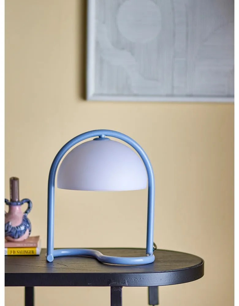 Kék asztali lámpa (magasság 29,5 cm) Favour – Bloomingville