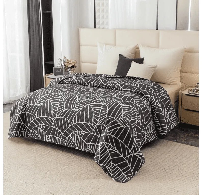 Ágytakaró CHARCO szürke Méret: 220 x 240 cm