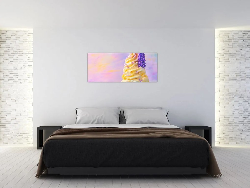 Kép - Levendulás fagylalt (120x50 cm)