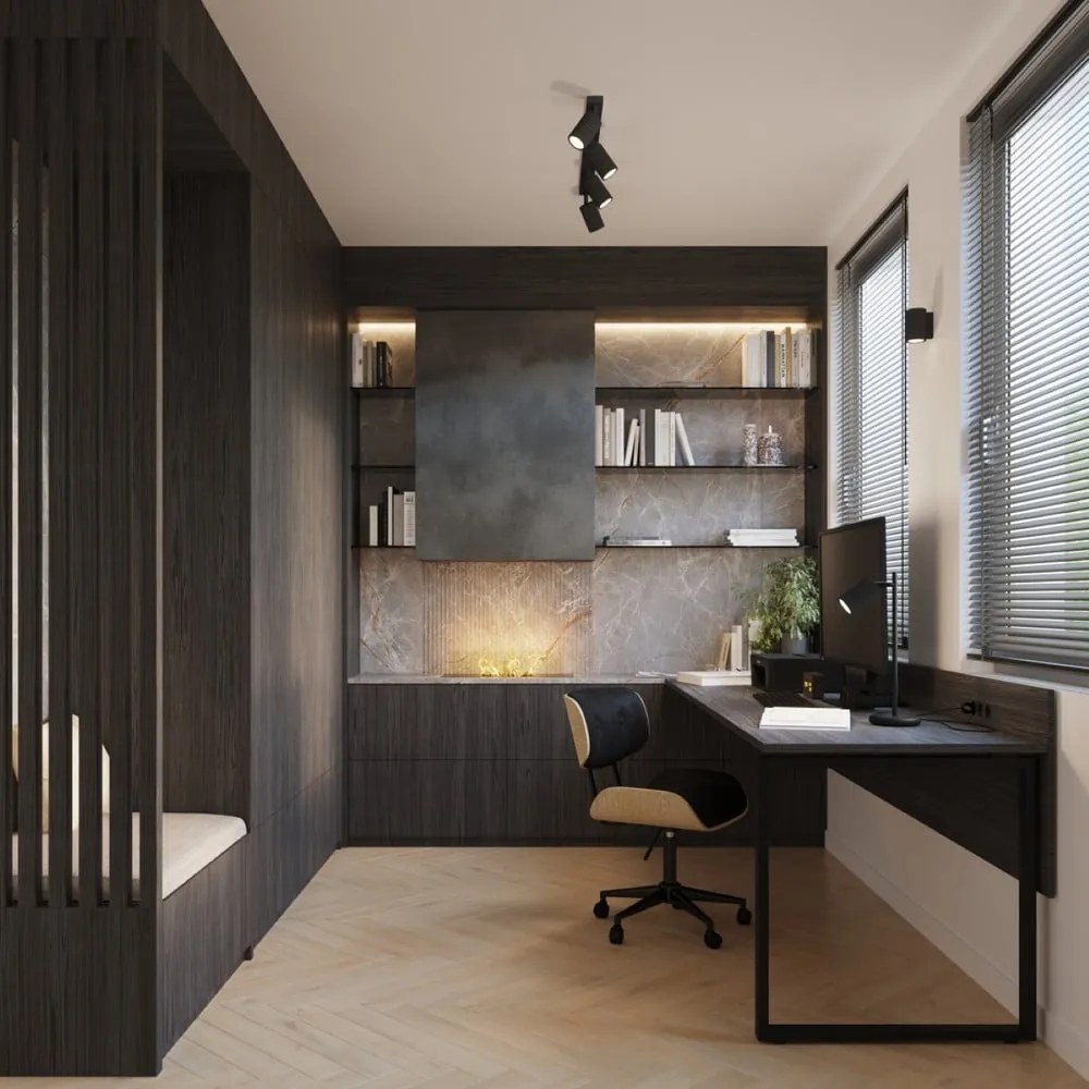 Fekete spotlámpa 6,5x81 cm Gleam – Sollux