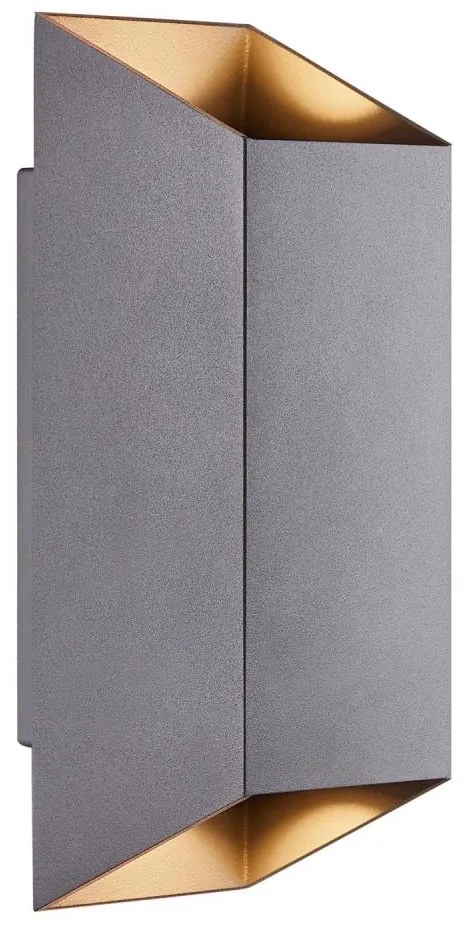 Nordlux - Kültéri fali lámpa NICO 2xGU10/35W/230V IP54 antracit