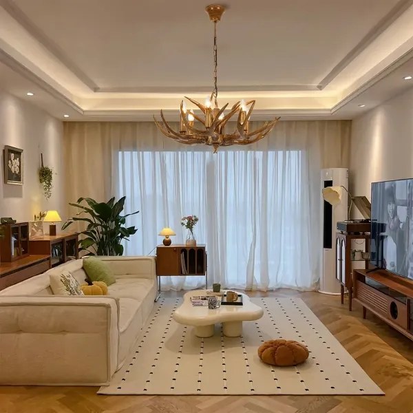 Brilagi - Láncos csillár DEER 6xE14/10W/230V átm. 70 cm