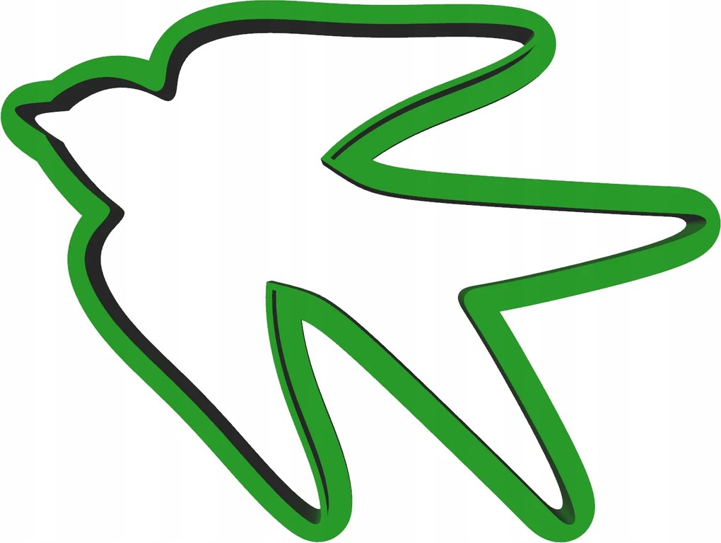 Forma Lyukasztó Sütemény- és Mézeskalácsvágó Madár fecske 8cm