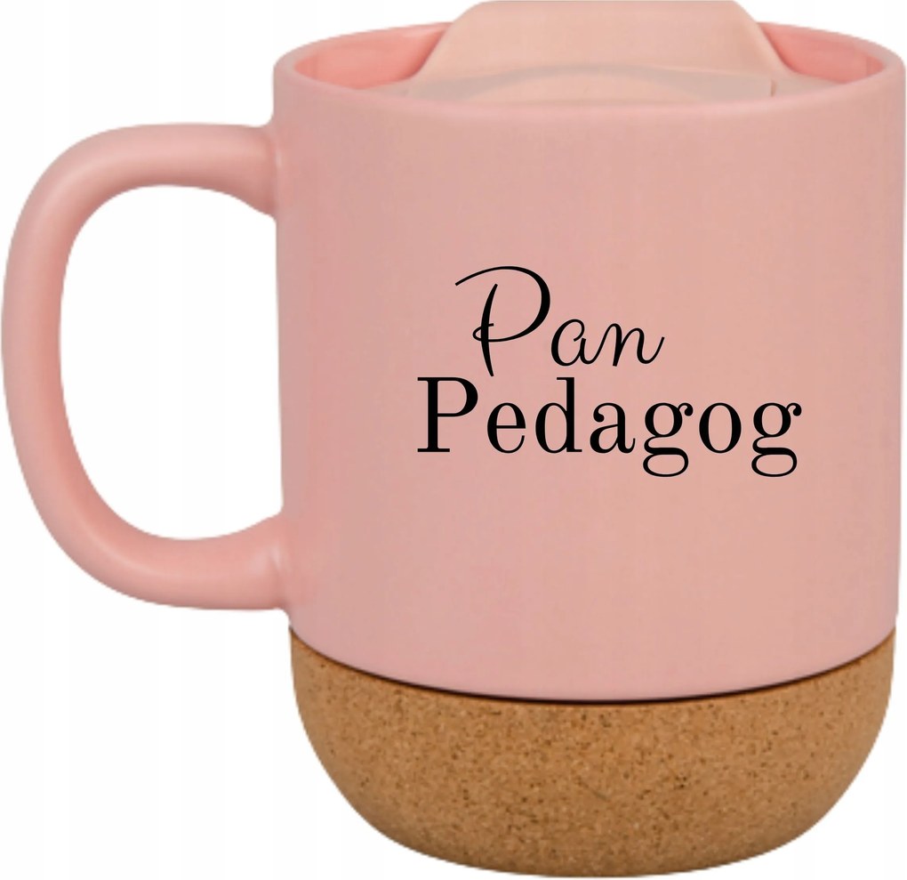 Rózsaszín Bögre Parafa Vicces Ajándék Pedagógus Úr