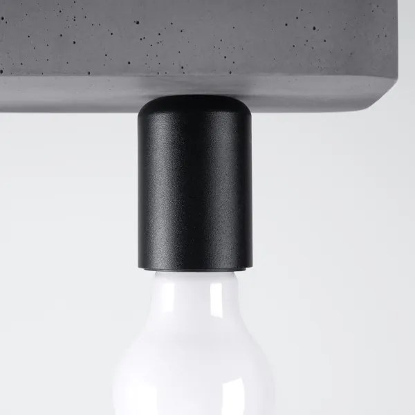 Sollux  SL.1158 - Spotlámpa TAVO 3xE27/15W/230V beton