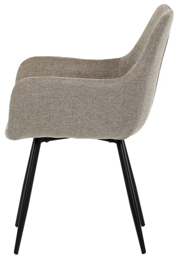 Scaun modern în carouri din țesătură Truffle . DCH-226