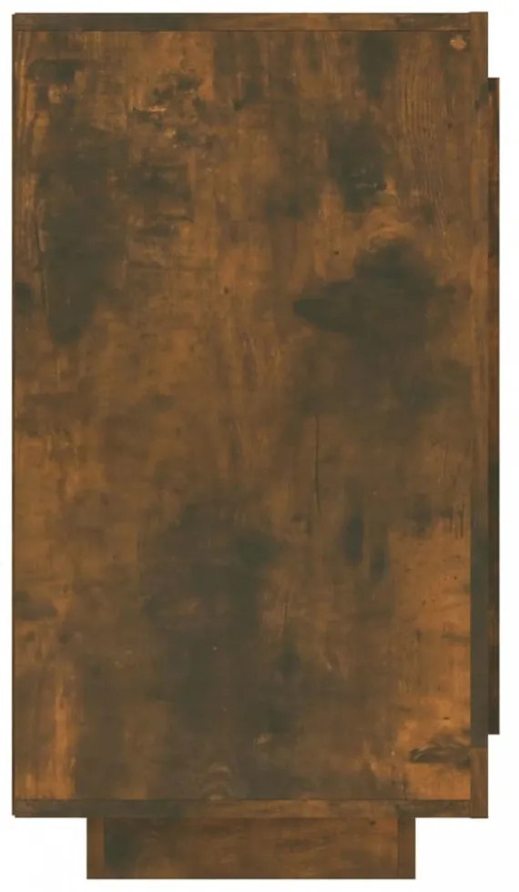 füstös tölgyszínű tálalószekrény 80 x 40 x 75 cm