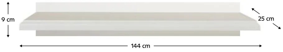 KENTAK POL145 rendőrségi szekrény, alpesi fehér, 145 cm