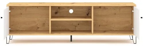 TV-állvány SULA artisan tölgy/fehér