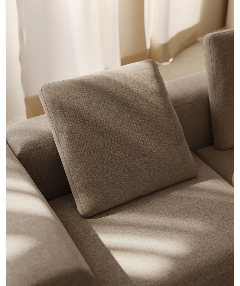 Bézs zsenília párna kanapéra Blok – Kave Home