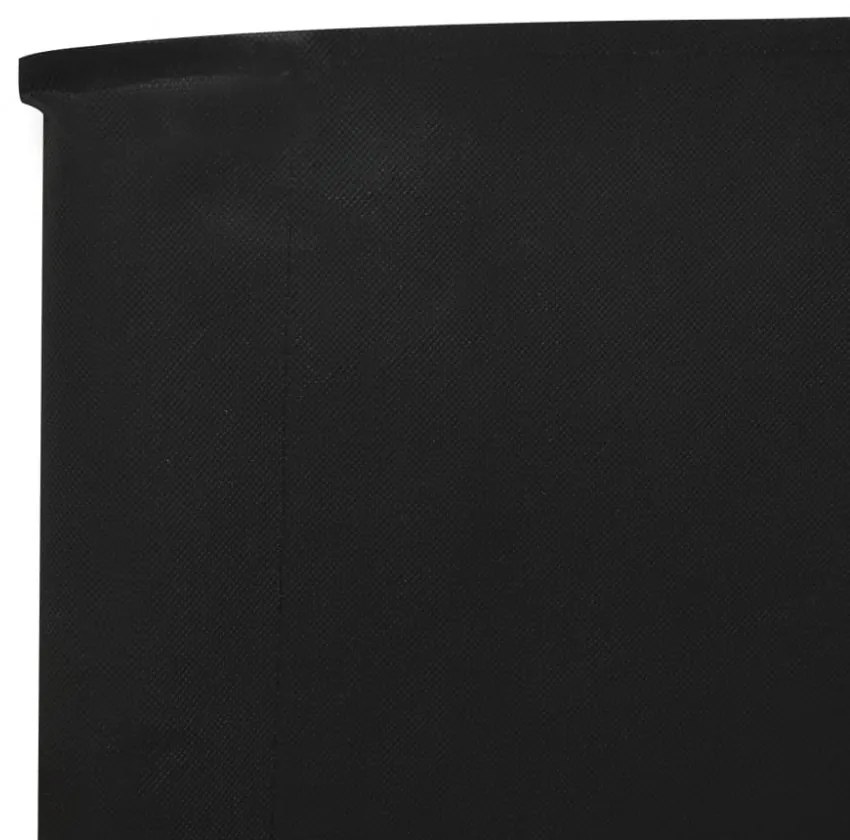 tópszínű 6-paneles szövet szélfogó 800 x 80 cm