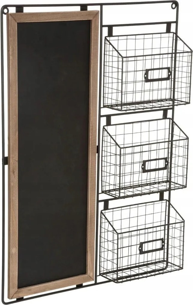 Konyhai fali rendszerező tábla 3 kosárral