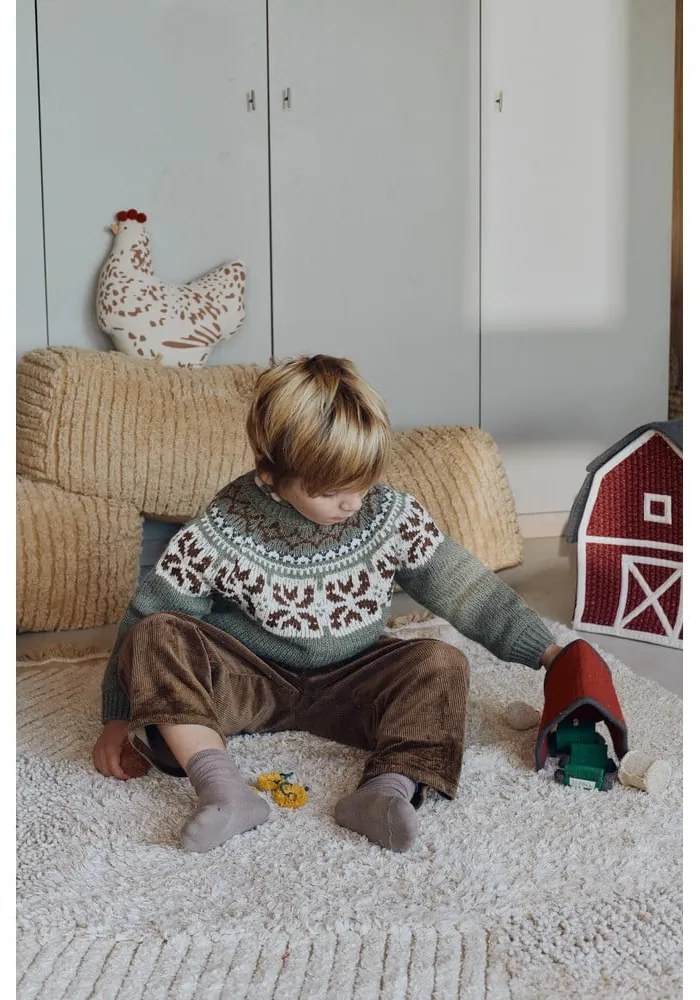 Mustársárga gyerek babzsákfotel Haystack – Lorena Canals