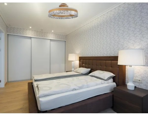 Brilagi - LED Dimmelhető felületre szerelhető csillár LED/86W/230V 3000-6500K arany + távirányító