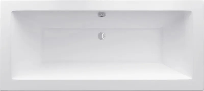 Mexen Cube téglalap alakú kád 190 x 80 cm burkolattal, fehér - 55051908000X