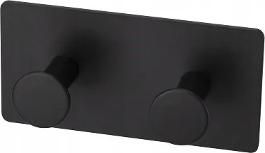 Fali Akasztó Fürdőszobai Akasztó Öntapadós Fekete Törölköző Szalag 3M