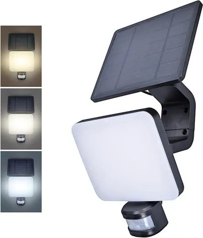 LED világítás Solight fekete WO785-1