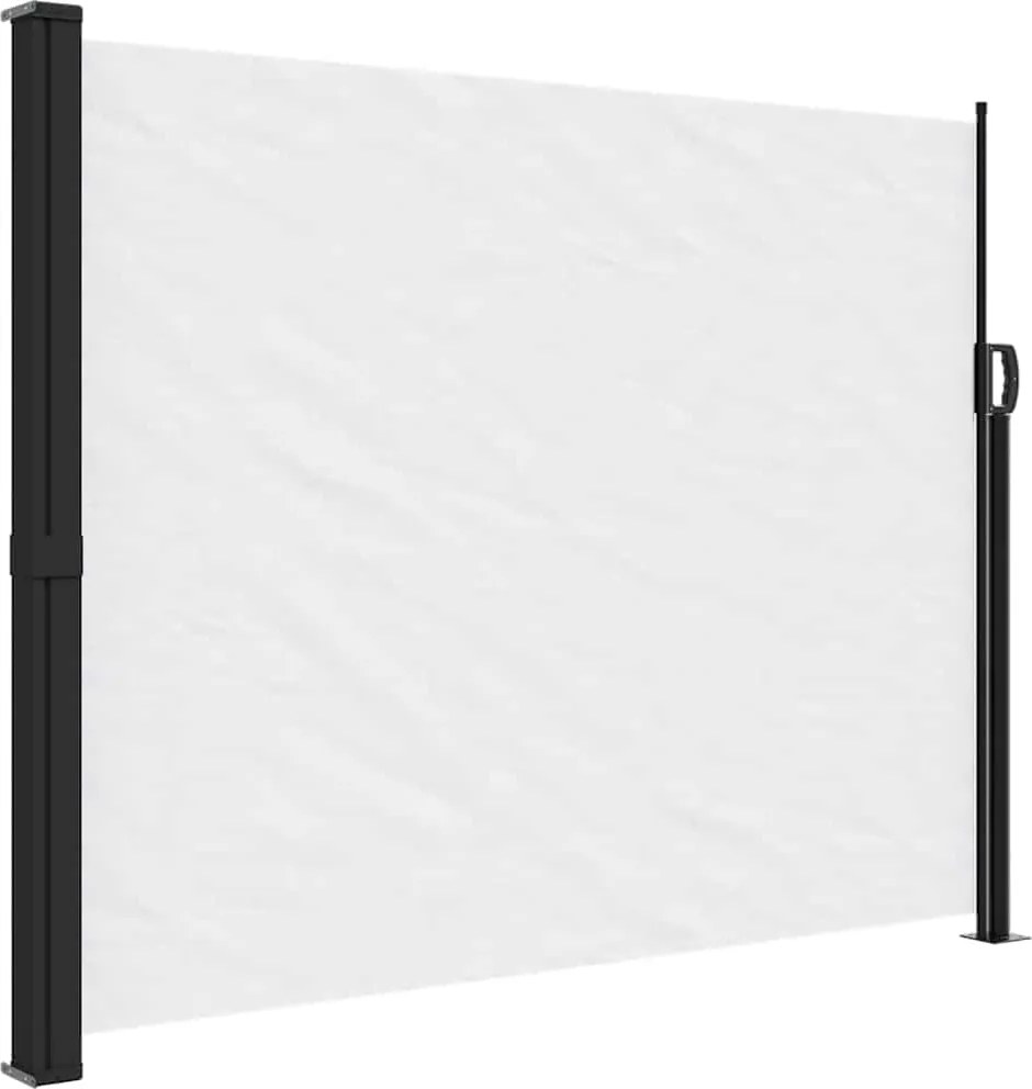 vidaXL fehér behúzható oldalsó napellenző 160 x 300 cm