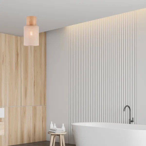 Mennyezeti lámpa ARI 1xE27/60W/230V á. 16 cm bézs