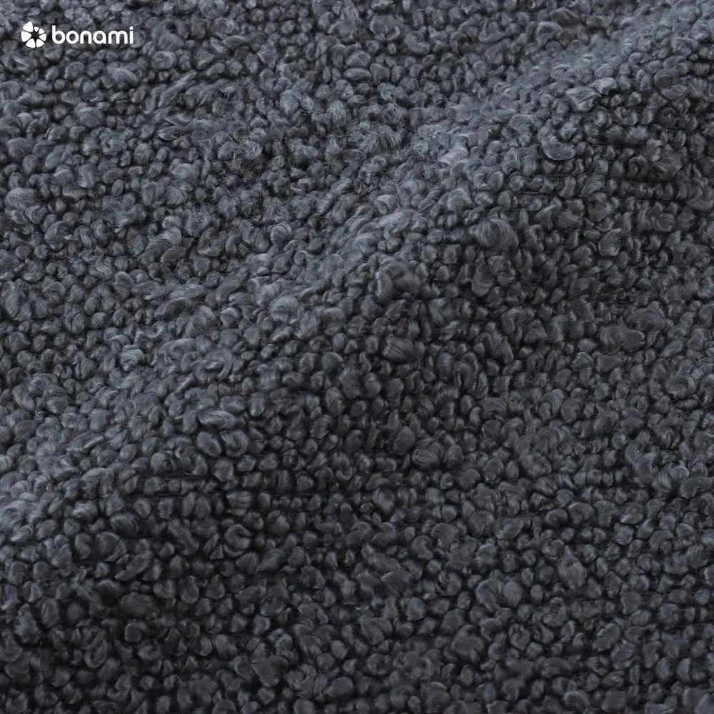 Szürke buklé kanapé 230 cm Essen – Cosmopolitan Design