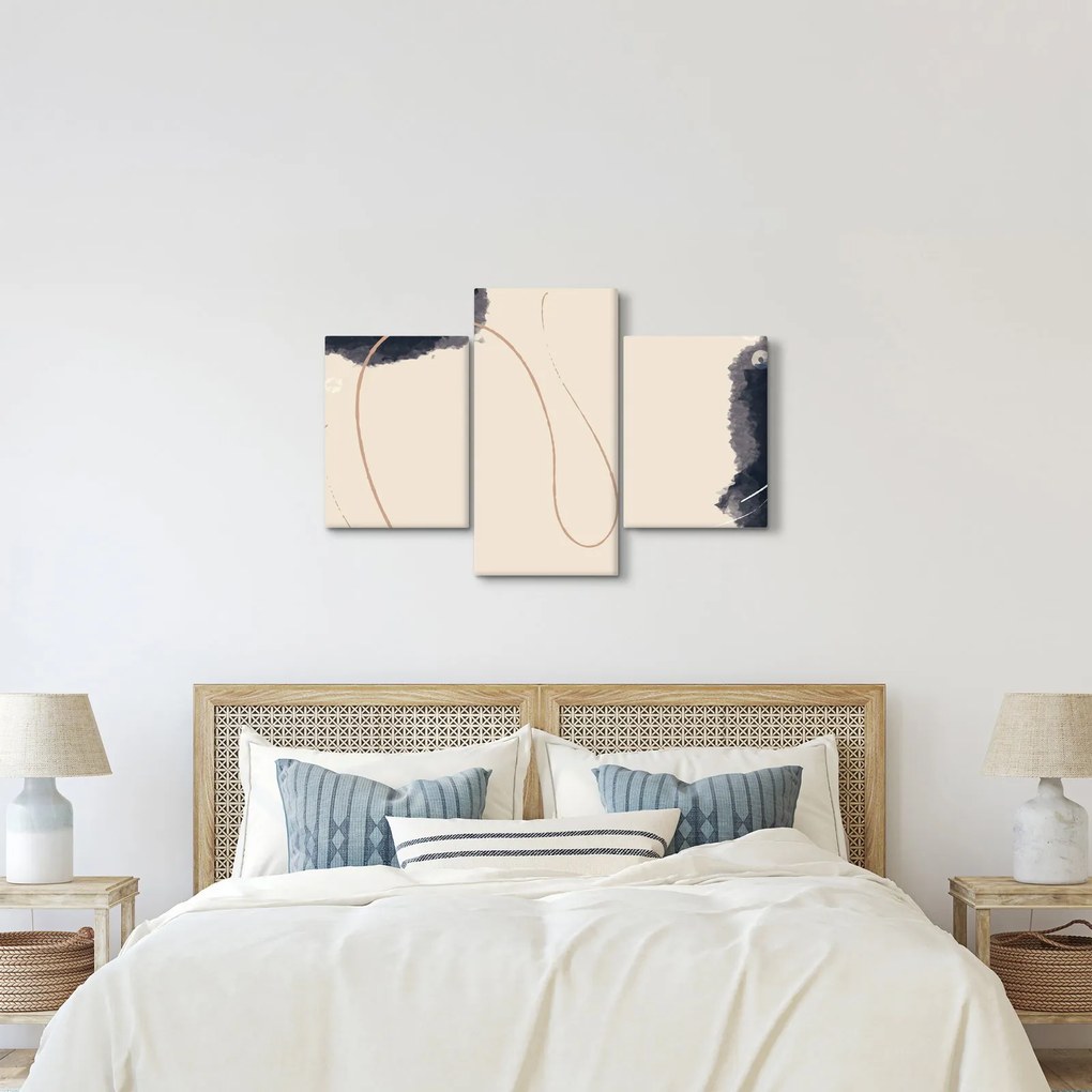 Kép - Bézs absztrakció (90x60 cm)