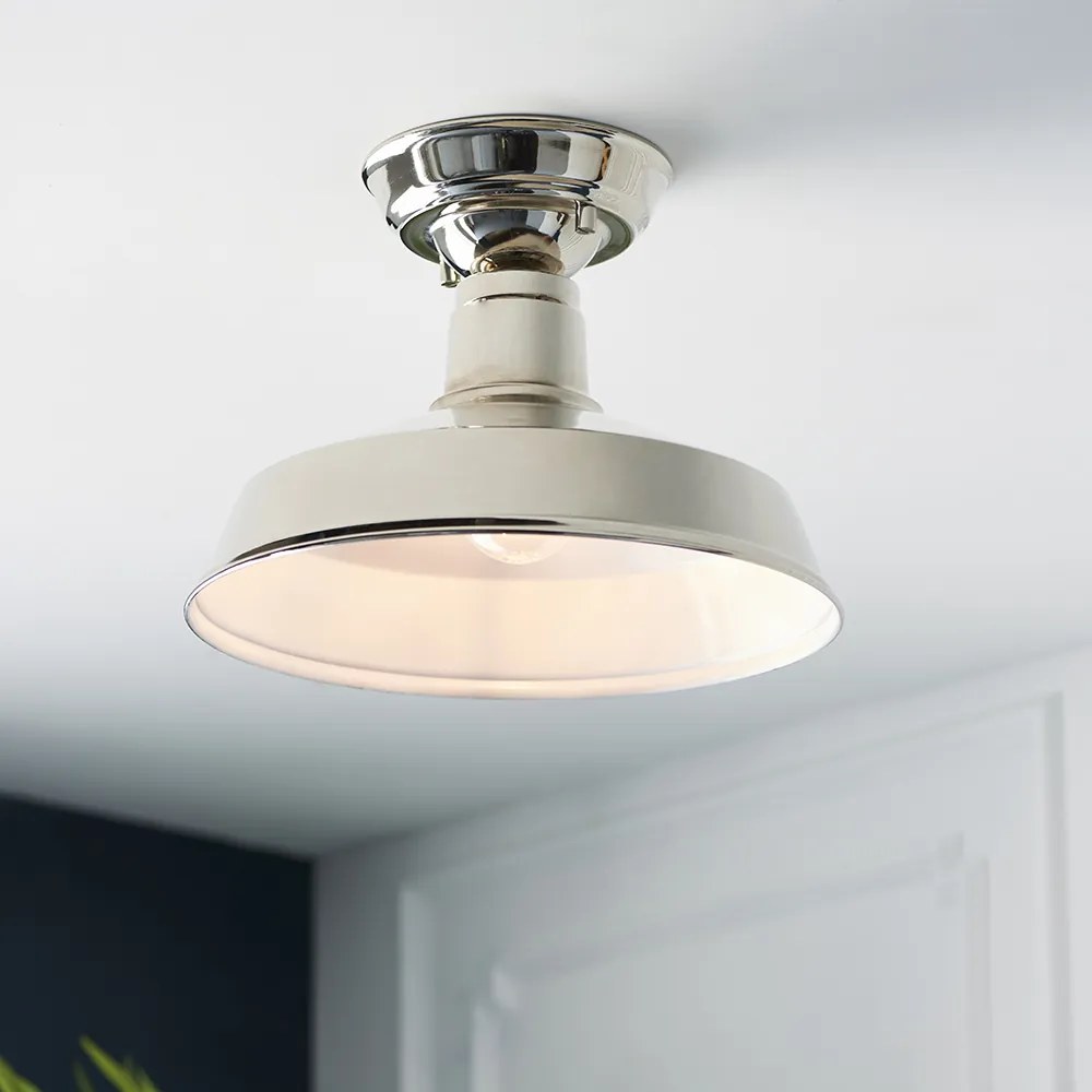 Endon loft skandináv mennyezeti lámpa darton nickel-nero end96181