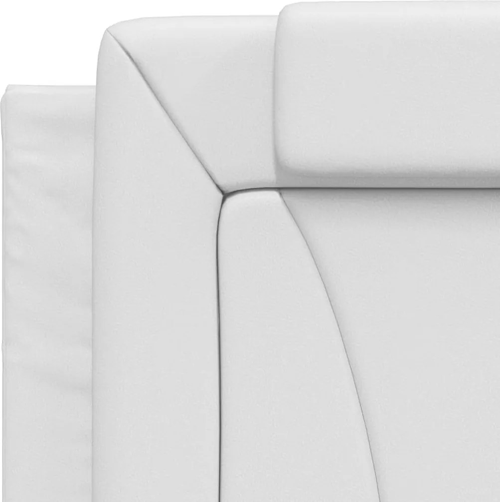 fehér műbőr fejtámla párna Viana 90 cm