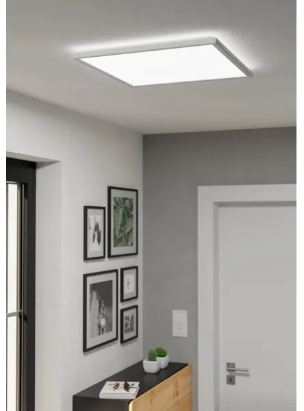Eglo 901452 - LED Fürdőszobai mennyezeti lámpa ROVITO 17W/230V 50x50 cm IP44 fehér