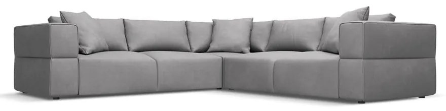 Világosszürke sarokkanapé (variálható) Esther – Milo Casa