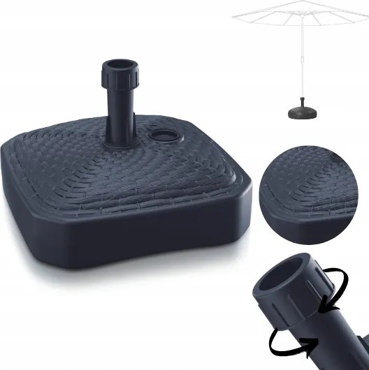Nagy esernyőtartó állvány XL Umbrella Base Mpkr 39X39 Antracit