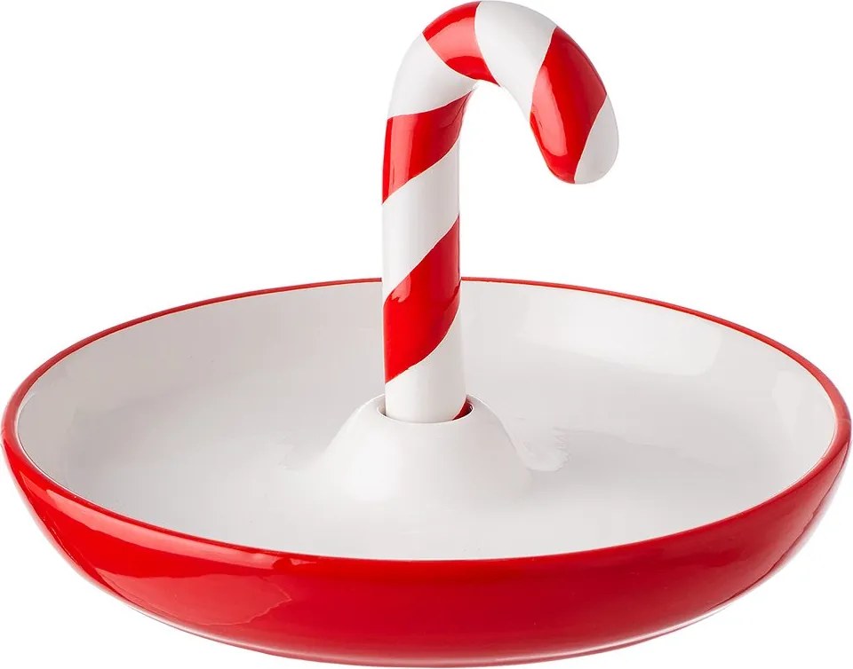 SWEET X-MAS dekor tál, "Candy Cane"