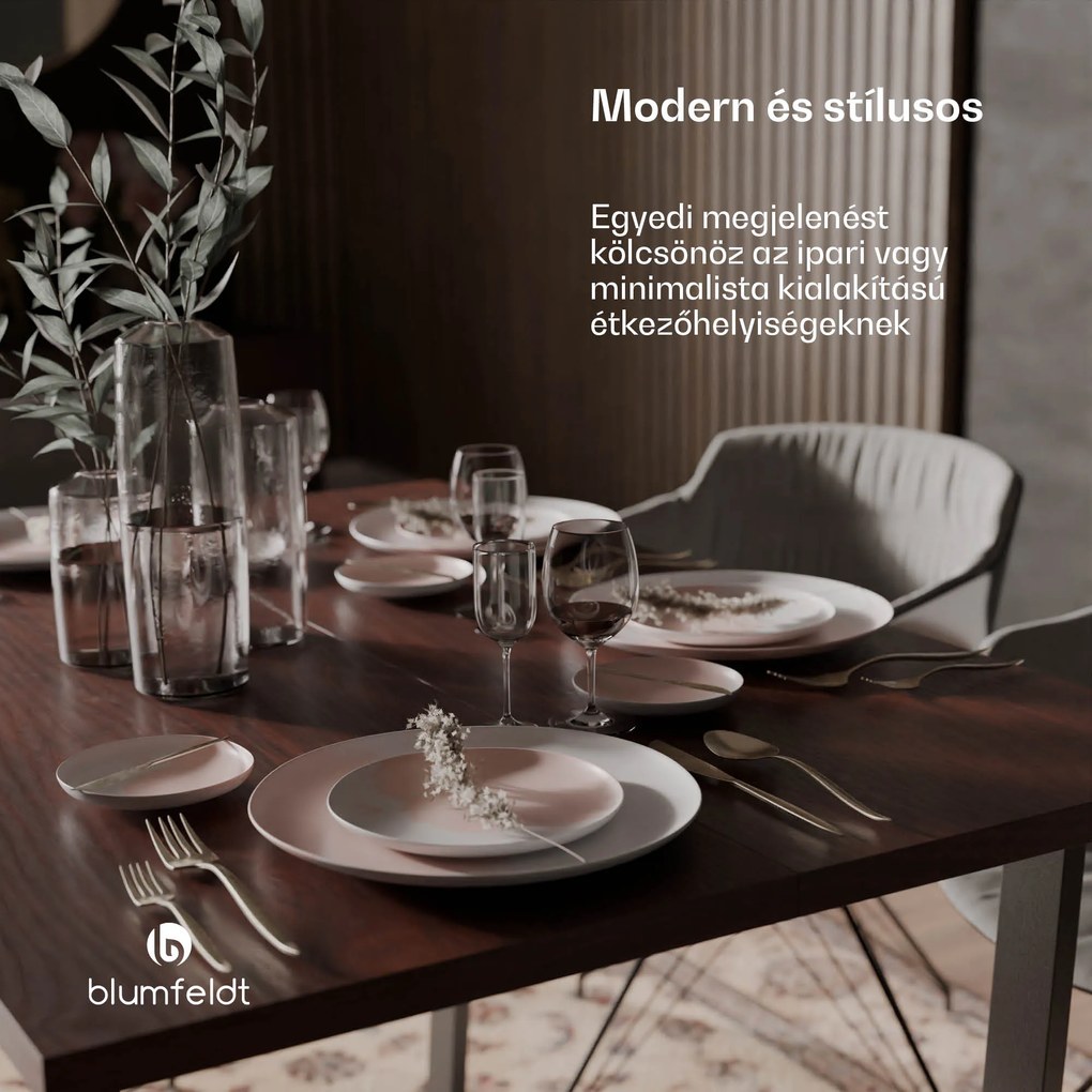 Blumfeldt Bearsdon asztallap 120 x 80 cm konyhához és étkezőhöz, Robusztus rétegelt lemez