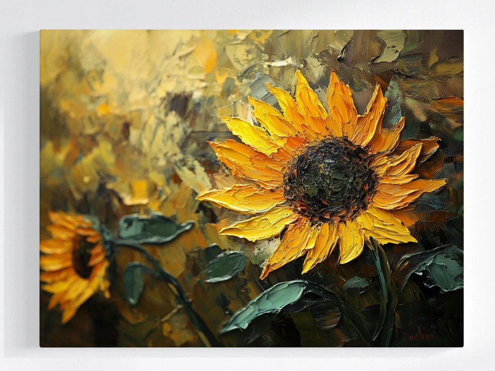 Vászonkép Canvas Virág Természet Növényzet Természet Napraforgó 100x75