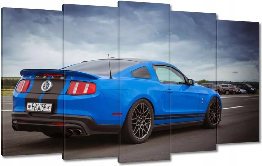 Képek 100x60 Kék Ford Mustang
