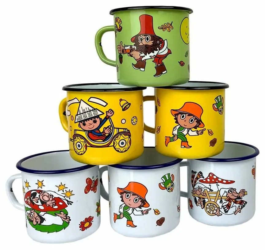 Belis Večerníček zománcozott bögre, 8 cm, 0,35 l