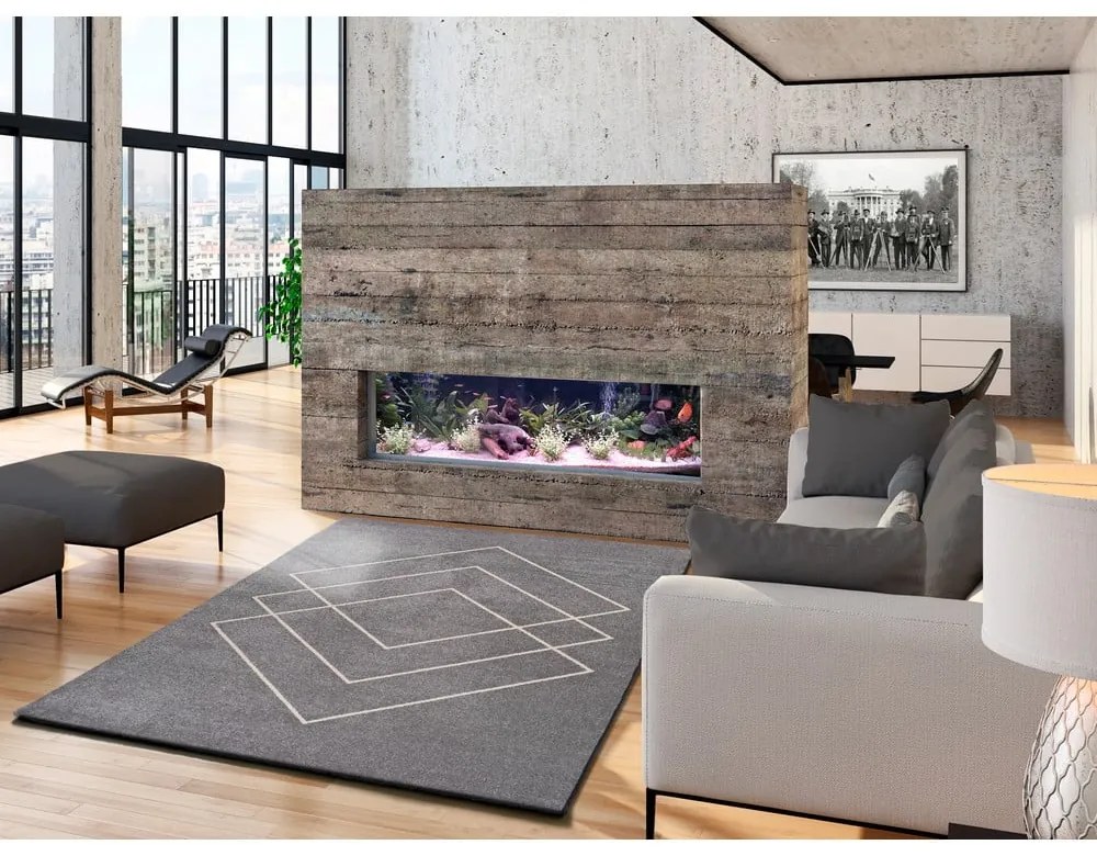 Breda ezüstszínű szőnyeg, 230 x 160 cm - Universal