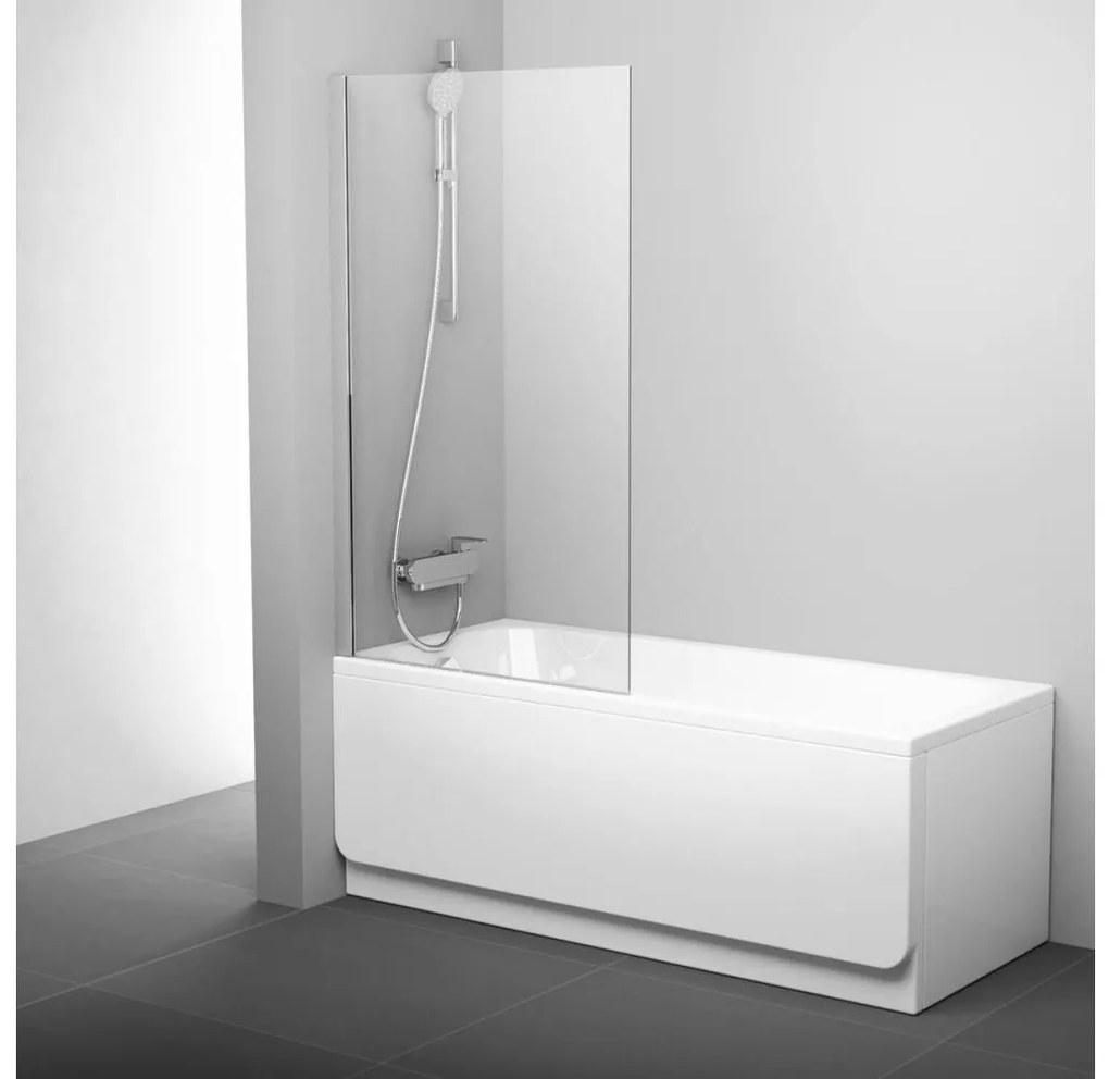 Ravak 79840C00Z1 - Kádparaván 80x140 cm, fényes króm