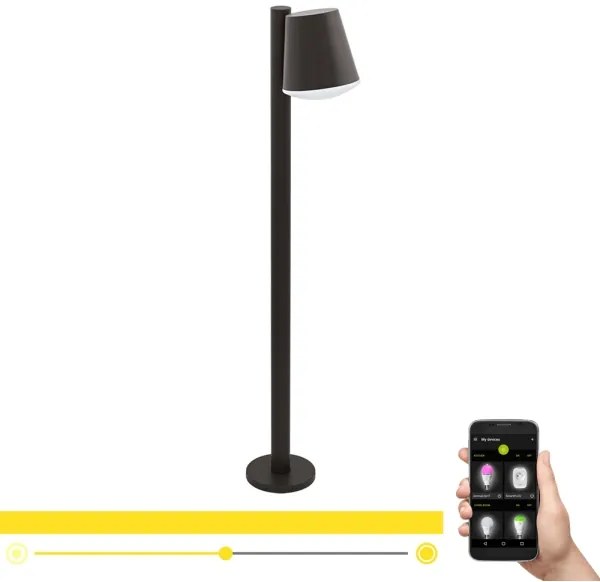 Eglo 33561 - CALDIERO-C dimmelhető LED kültéri lámpa 1xE27/9W/230V IP44 antracit