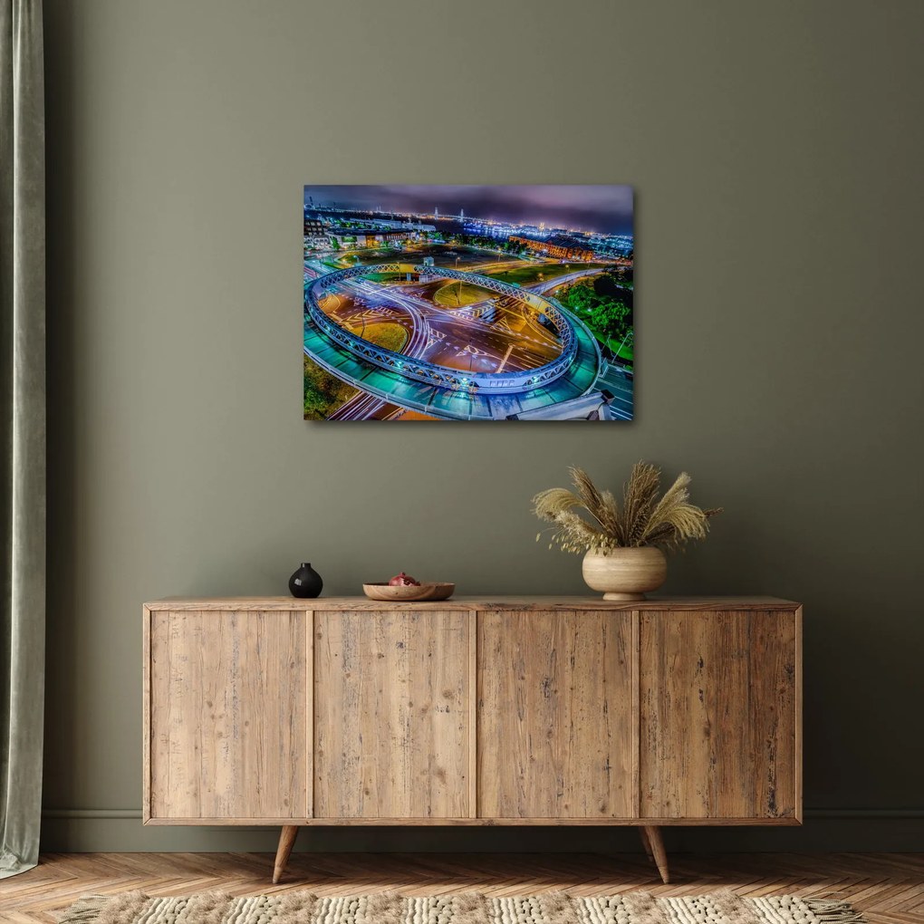 Kép - éjszakai panoráma (70x50 cm)