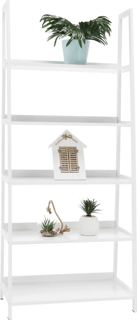 5 polcos állvány, fehér, REON TYP 3