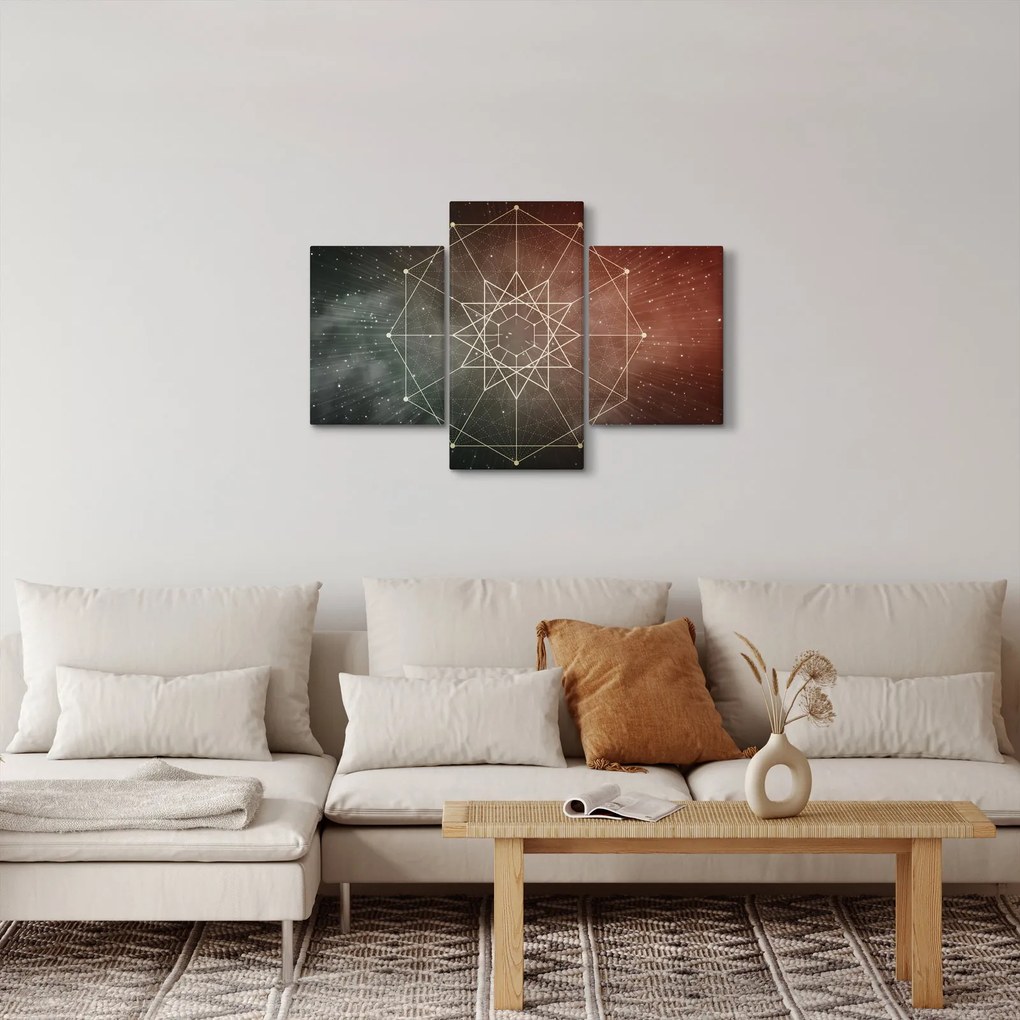 Kép - Kozmikus dodekagram (90x60 cm)