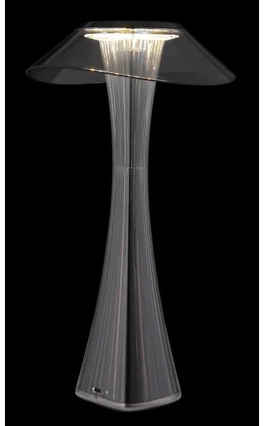 Globo 21025S-LED Dimmelhető Asztali lámpa tölthető AMBRA LED/2,5W/3,7V 2700K/4500K/6500K fekete