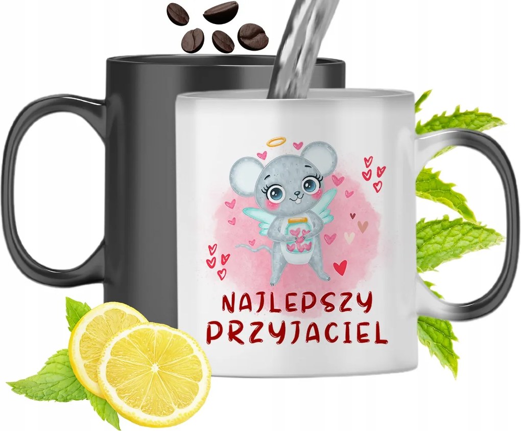 Mágikus Bögre Egérrel Színváltó Egér fényképes nyomtatással